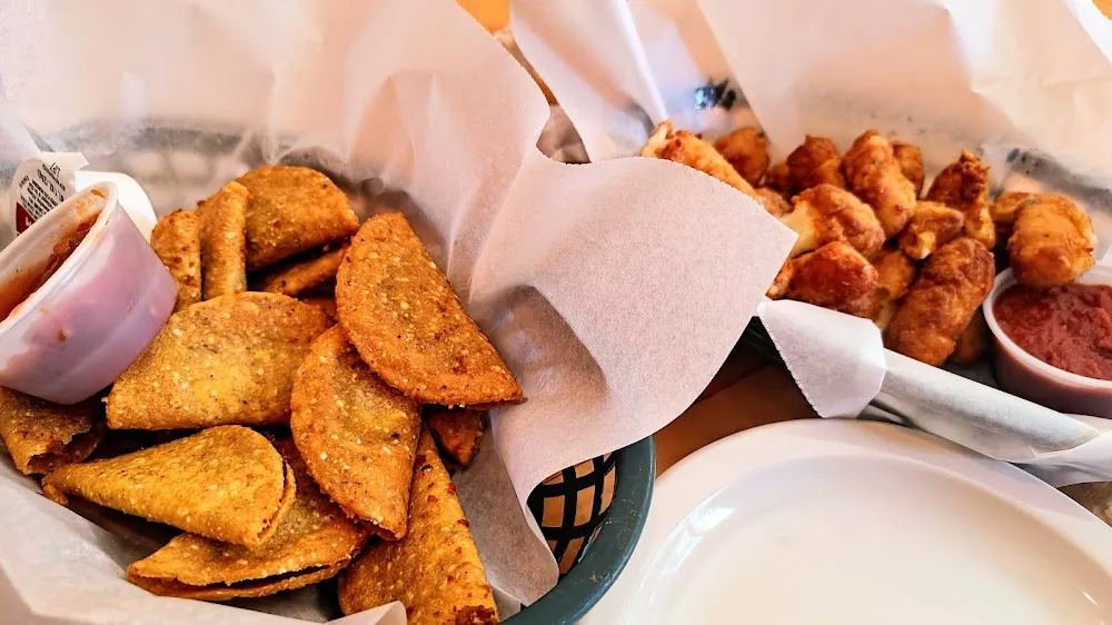 Fried Tacos and Garlic Cheese Curds