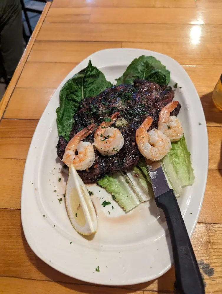 Ribeye and Shrimp